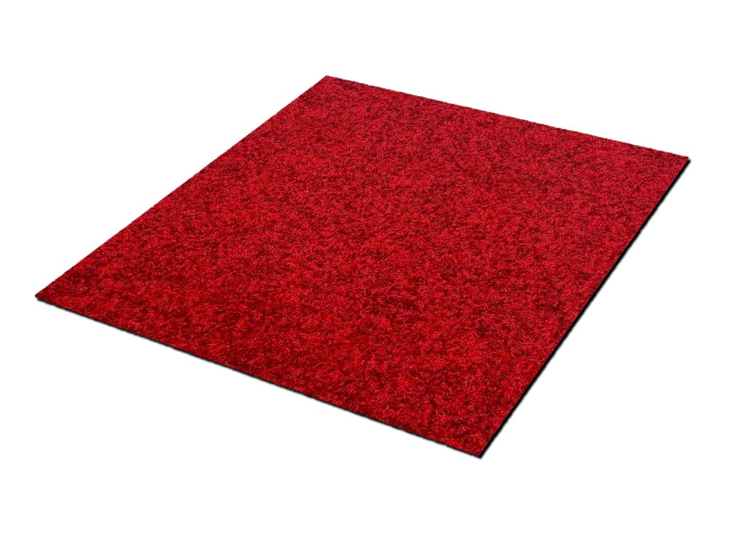 HPFloor Carpet Tiles Teppichfliese Malta Rot 50x50cm Nadelfilz