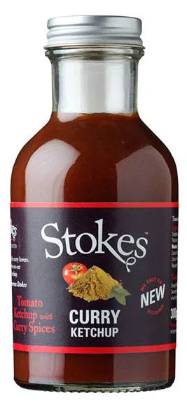 Stokes Curry Ketchup 257ml Flasche fruchtig-würzig