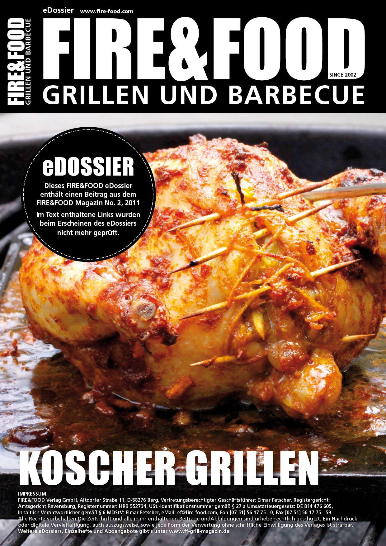 FIRE&FOOD eDossier Koscher grillen PDF 4 Seiten