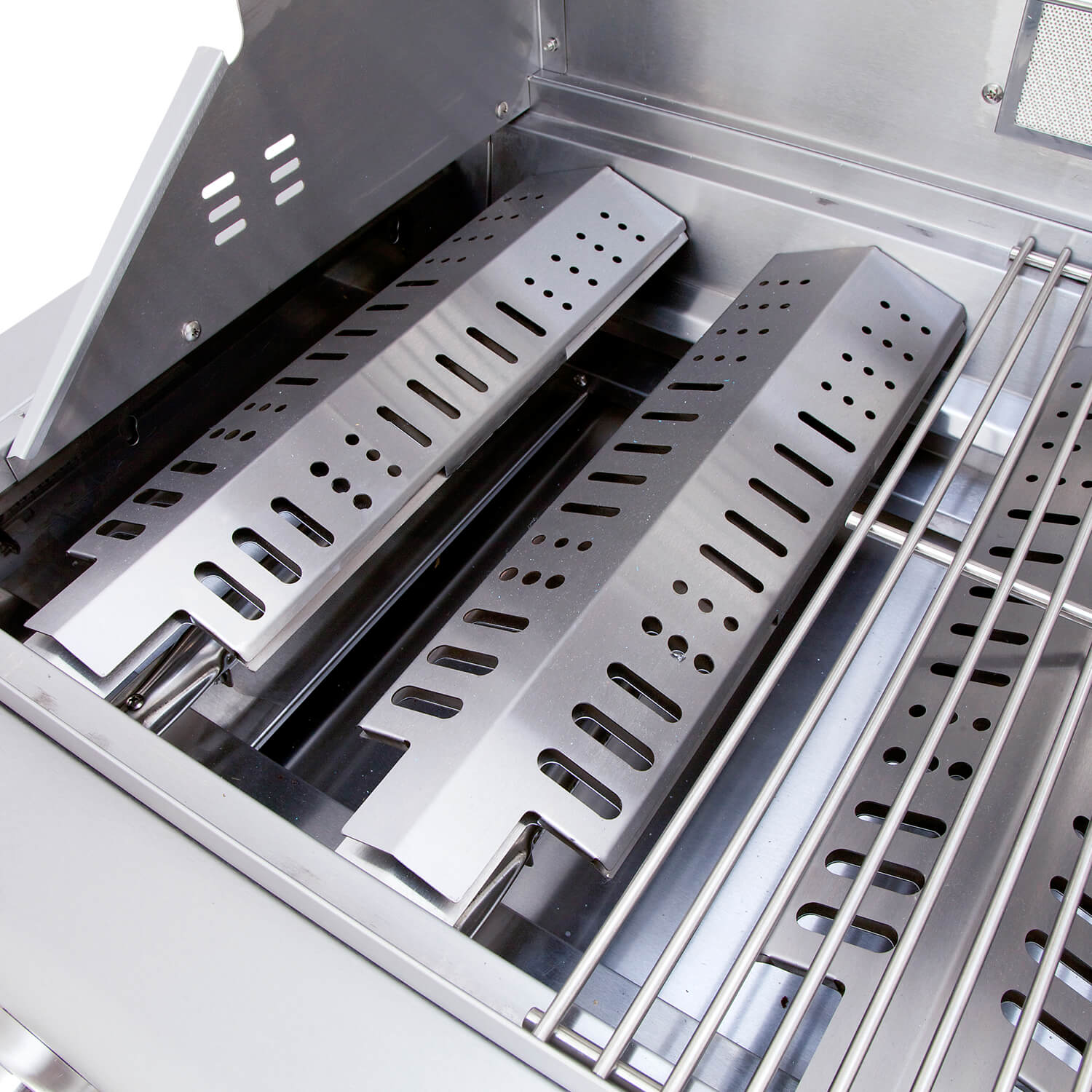 AllGrill Chef L Black Einbaugrill Gasgrill 4-flammig Edelstahl