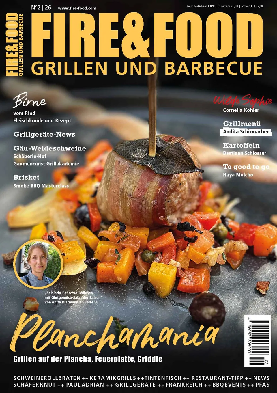 FIRE&FOOD 2026/02 Einzelausgabe Magazin Printausgabe