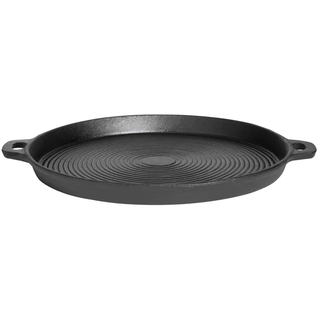 AllGrill Gusseisen Gusseisenpfanne 35cm Naturguss Induktion