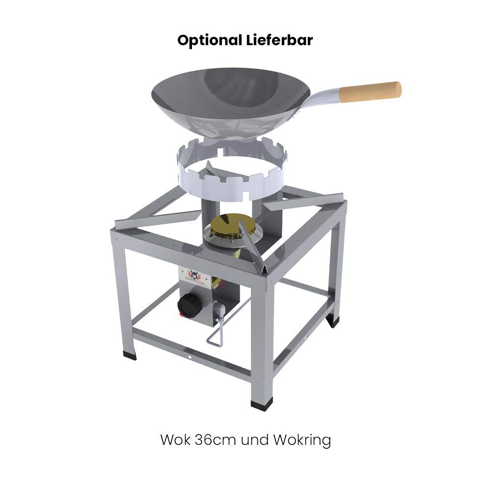 ChattenGlut HK460 V2 Hockerkocher 11 kW 460x460x420 mm