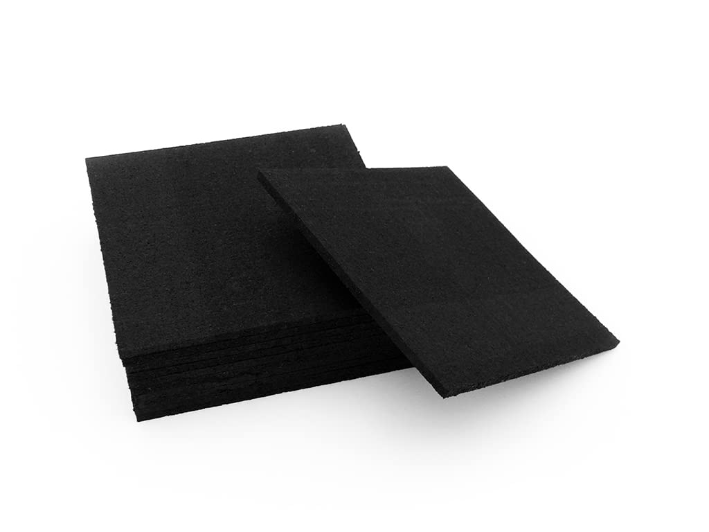 HPFloor Patio Pads Terrassenpads 90x90x3 mm Schwarz