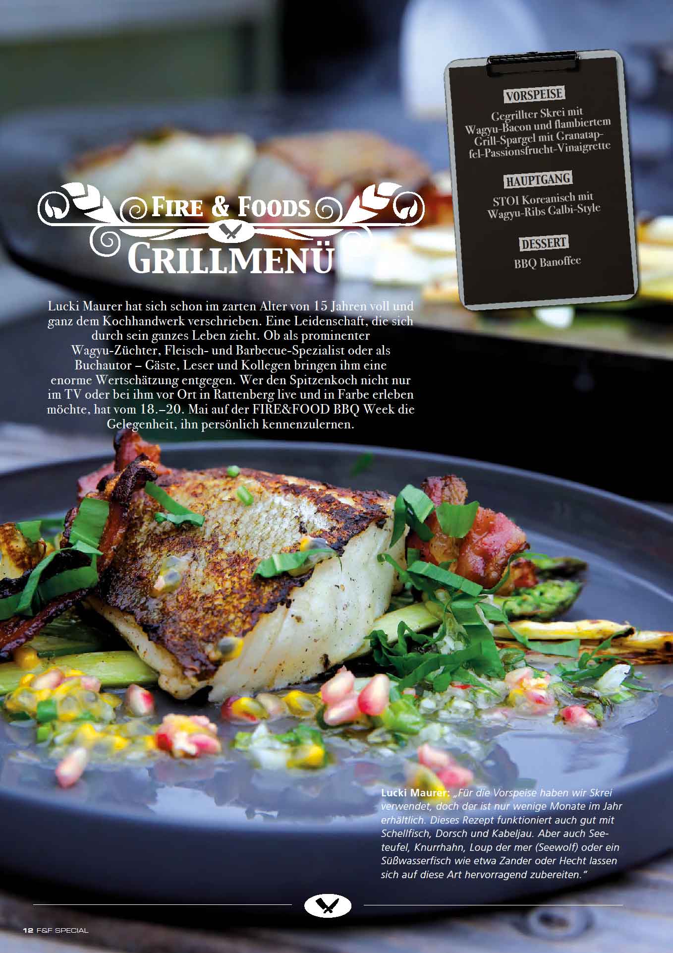 FIRE&FOOD Special No.8 Grillmenü 3 Download Profirez
