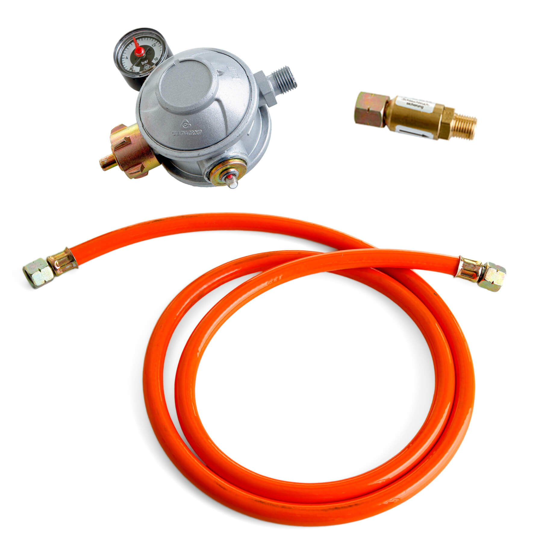 AllGrill Grillzubehör Gas-Anschluss-Set 30mbar Gastro