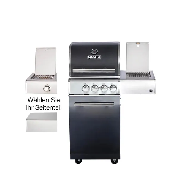 AllGrill Chef Modular Top Line Chef S Black Gasgrill 2 Brenner