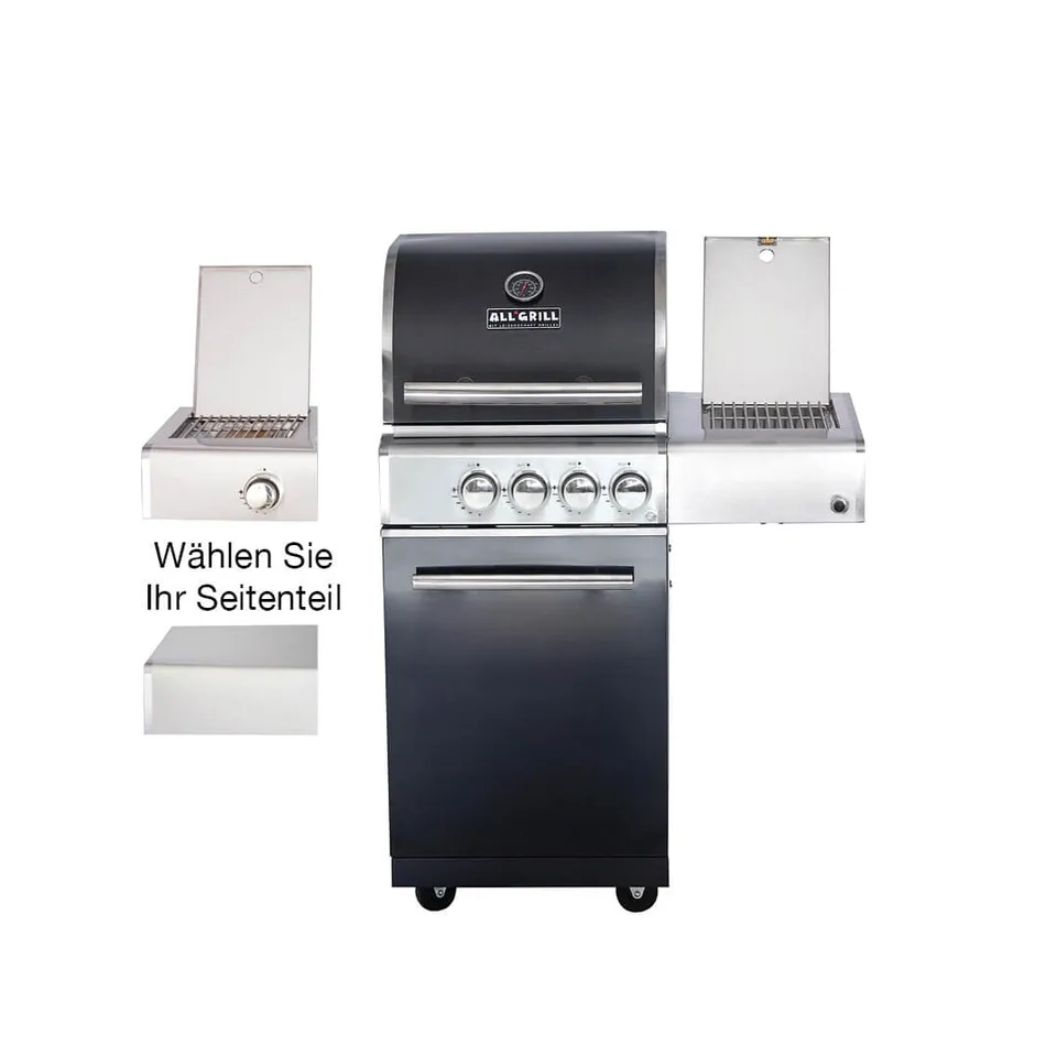 AllGrill Chef Modular Top Line Chef S Black Gasgrill 2 Brenner
