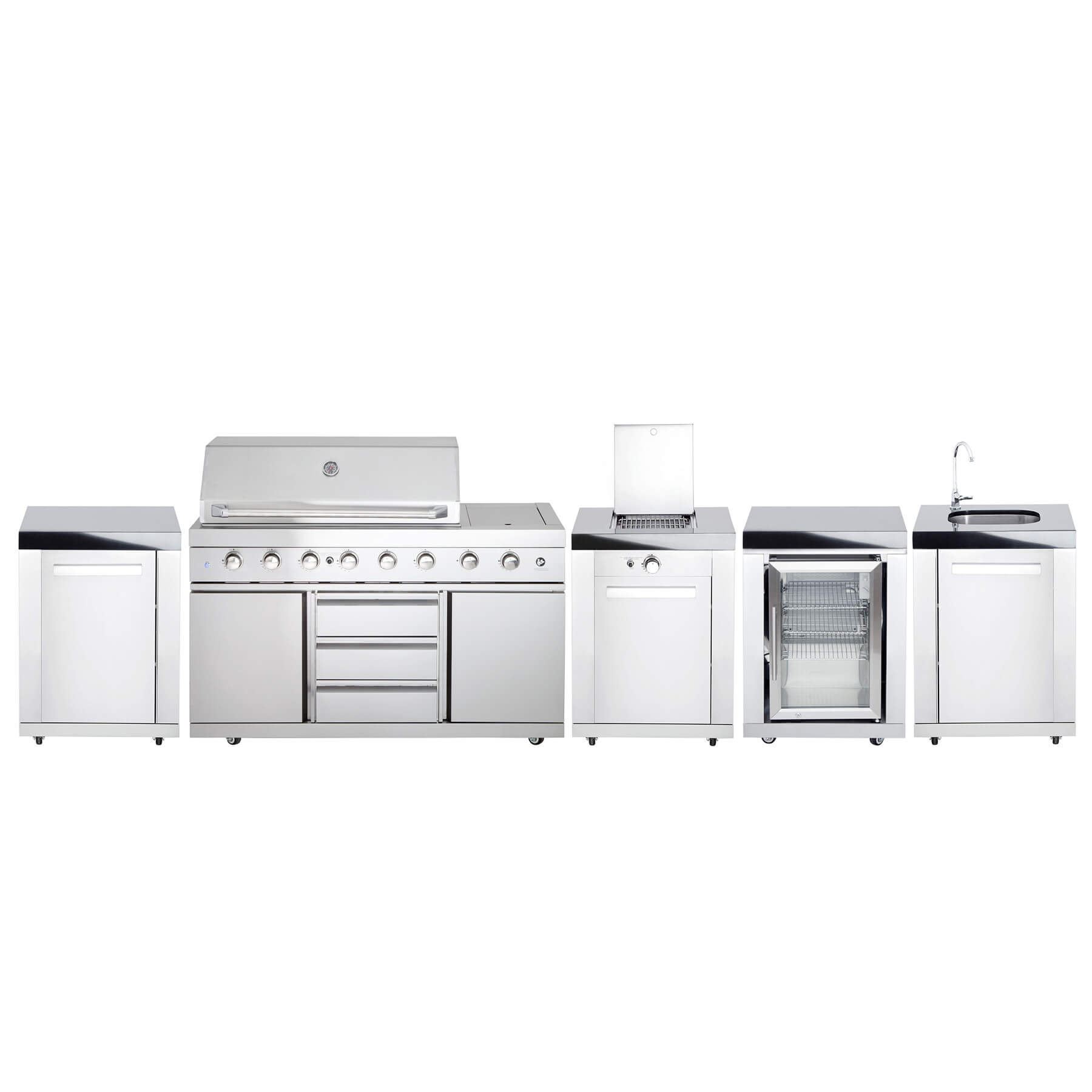 AllGrill Aussenküchen Outdoorküche Küchensystem Variante 4