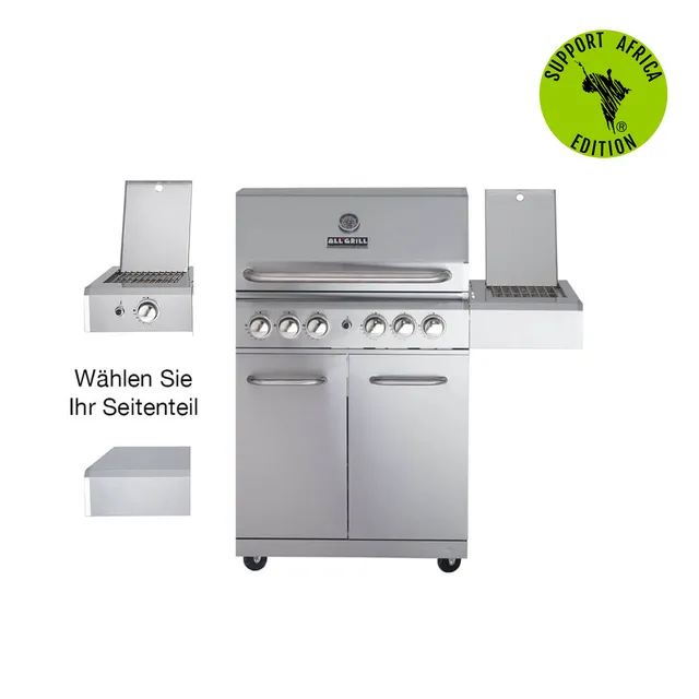 AllGrill Allrounder L Modular Gasgrill Edelstahl 4-Brenner