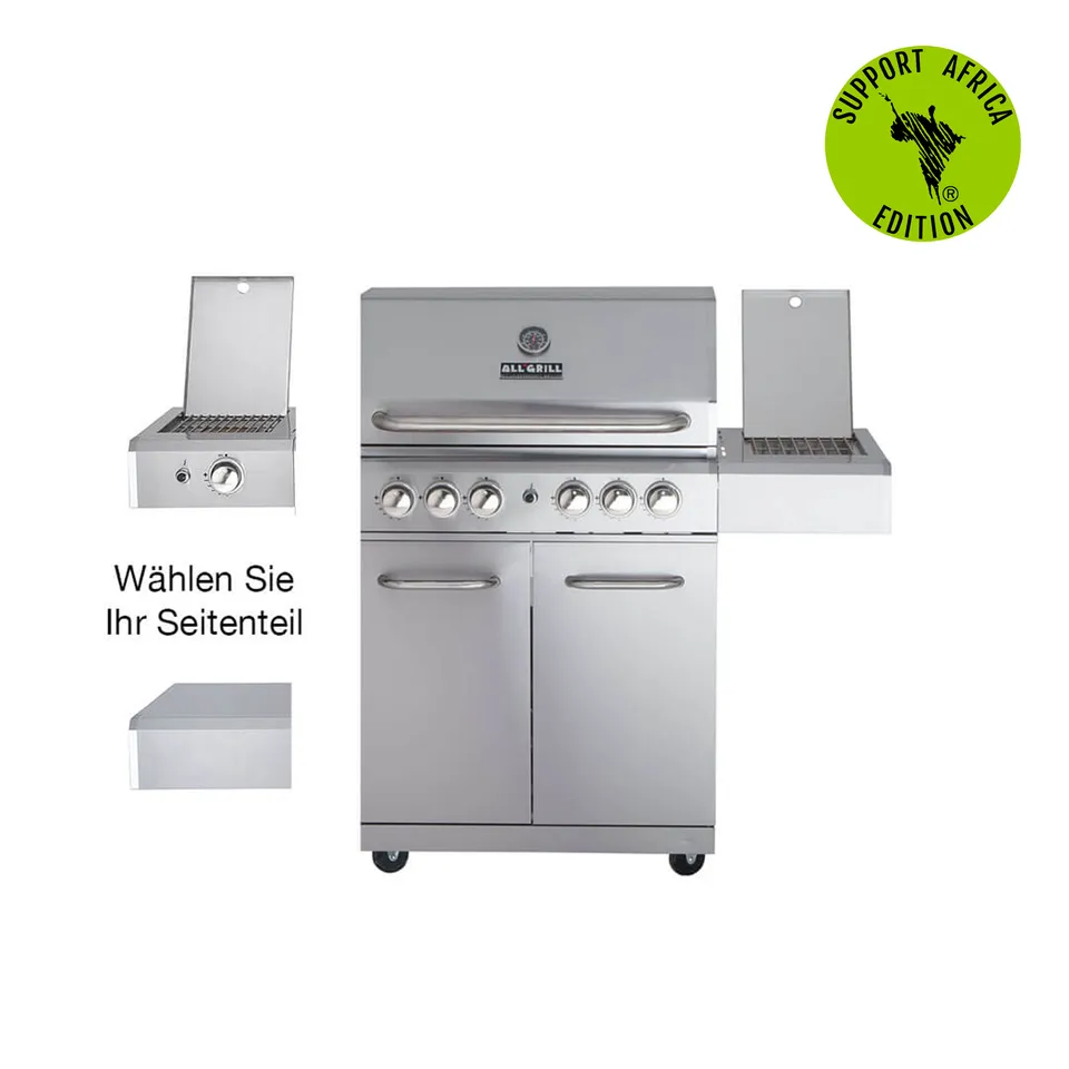 AllGrill Allrounder L Modular Gasgrill Edelstahl 4-Brenner