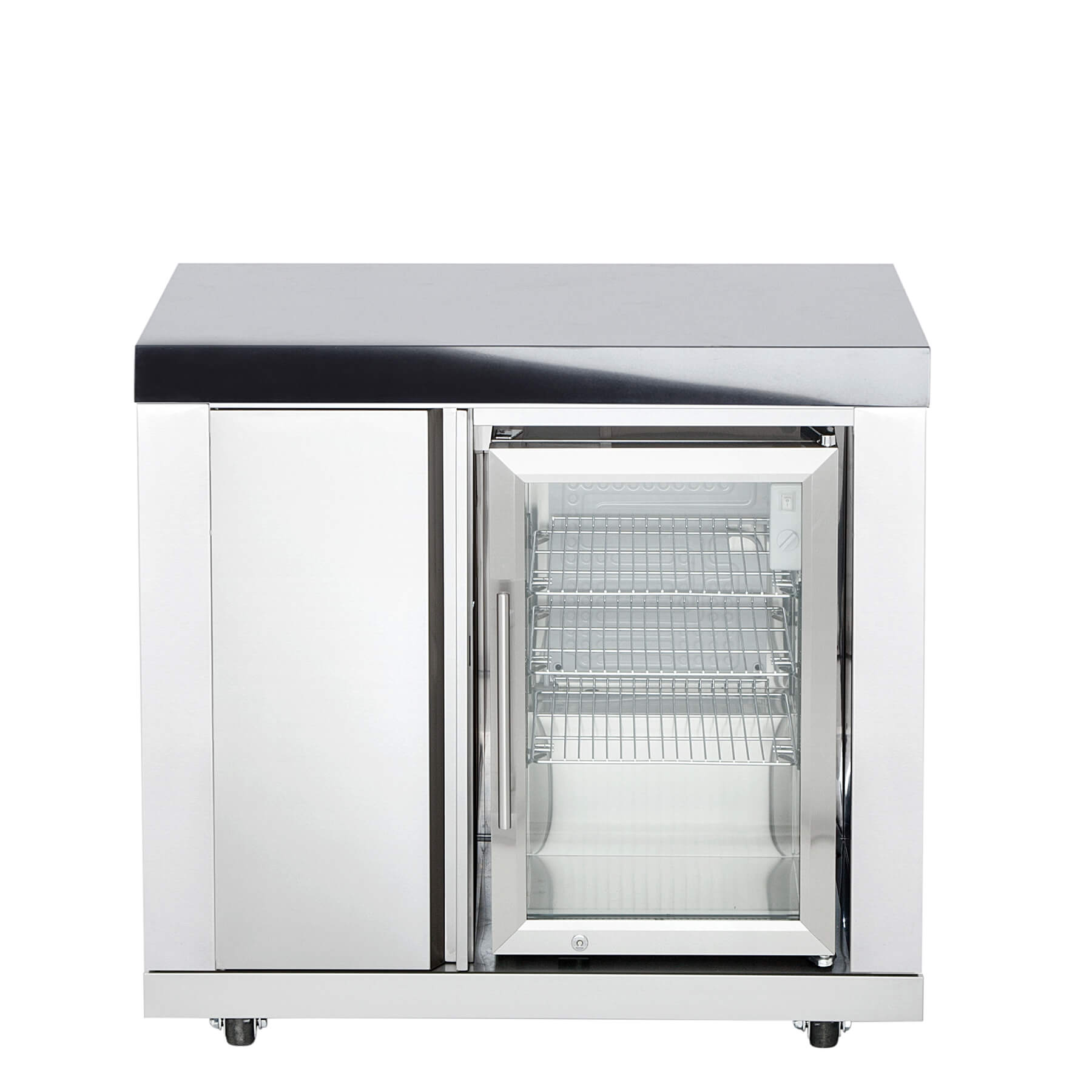 AllGrill Außenküchen Modul 6 Schrank Kühlschrank 96 cm