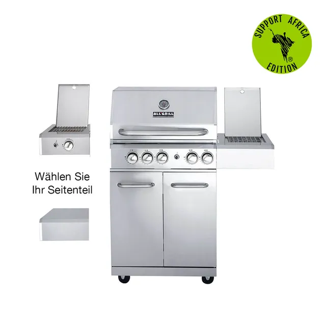 Allrounder M Modular Grundmodell Gasgrill Edelstahl 17,2 kW