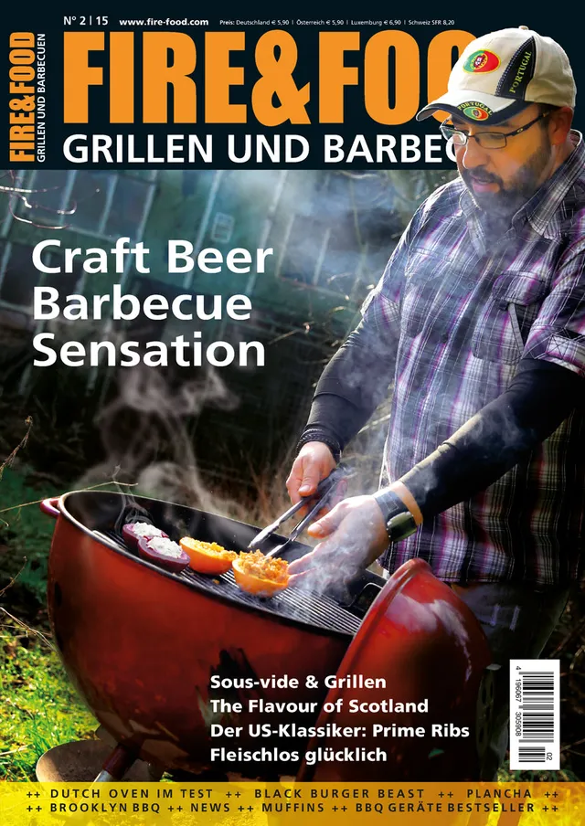 FIRE&FOOD 2015/02 Einzelausgabe Grillmagazin Digitalausgabe Prime Rib
