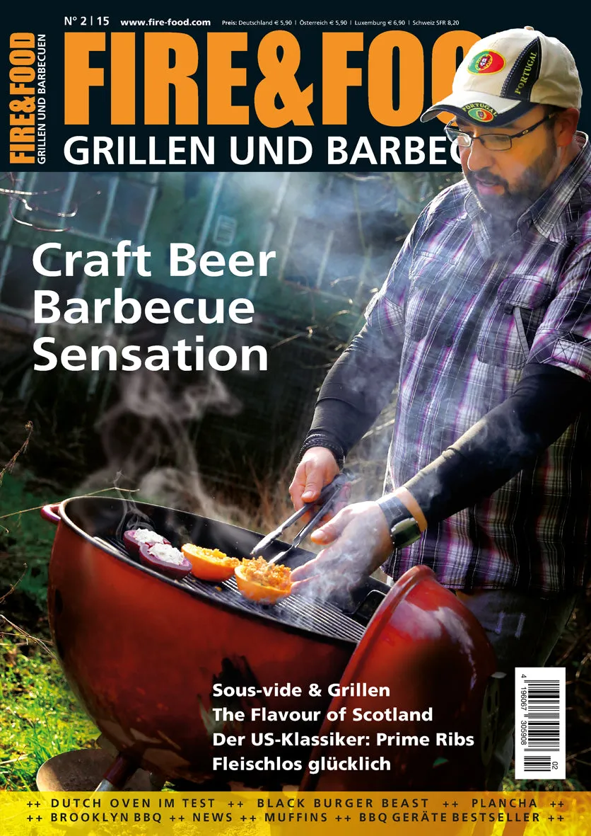 FIRE&FOOD 2015/02 Einzelausgabe Grillmagazin Digitalausgabe Prime Rib