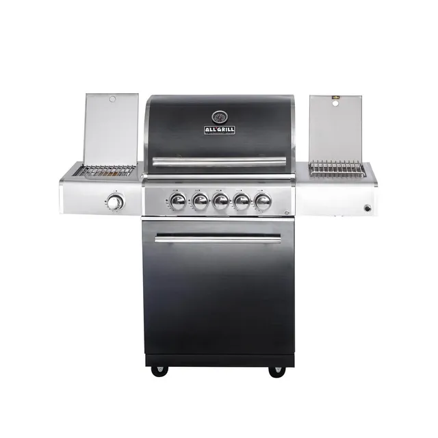 AllGrill Chef Modular S5 M-black Gasgrill 3-Brenner Edelstahl