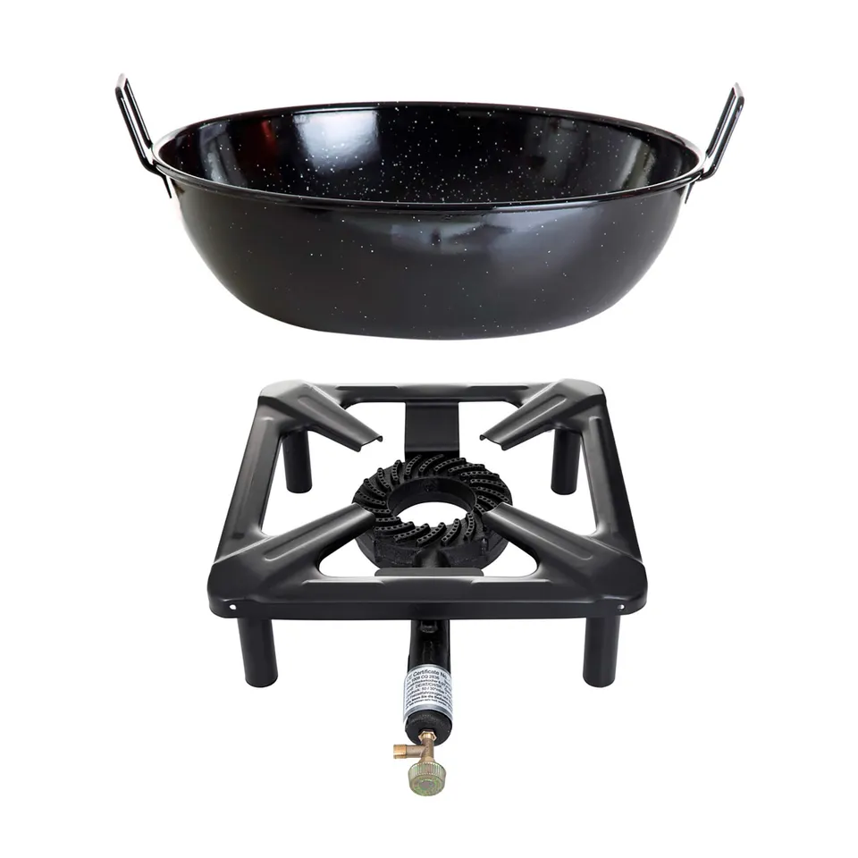 AllGrill Hockerkocher Hockerkocher-Set groß Ø40 cm