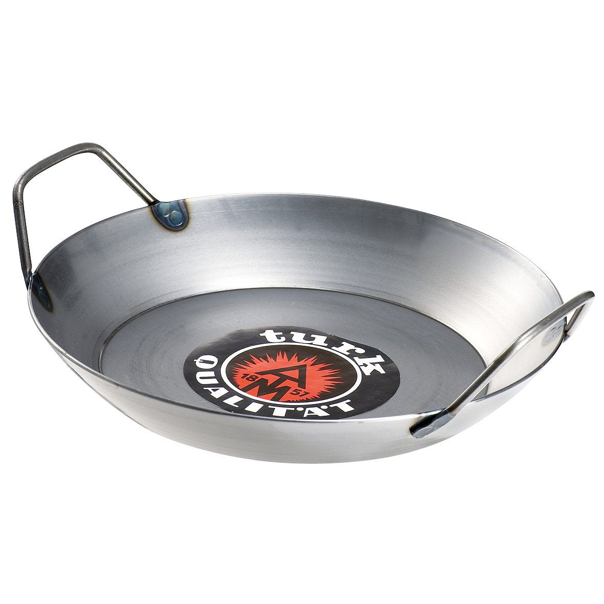 Turk Eisenpfanne 36cm 2 Griffe Steakpfanne Induktion