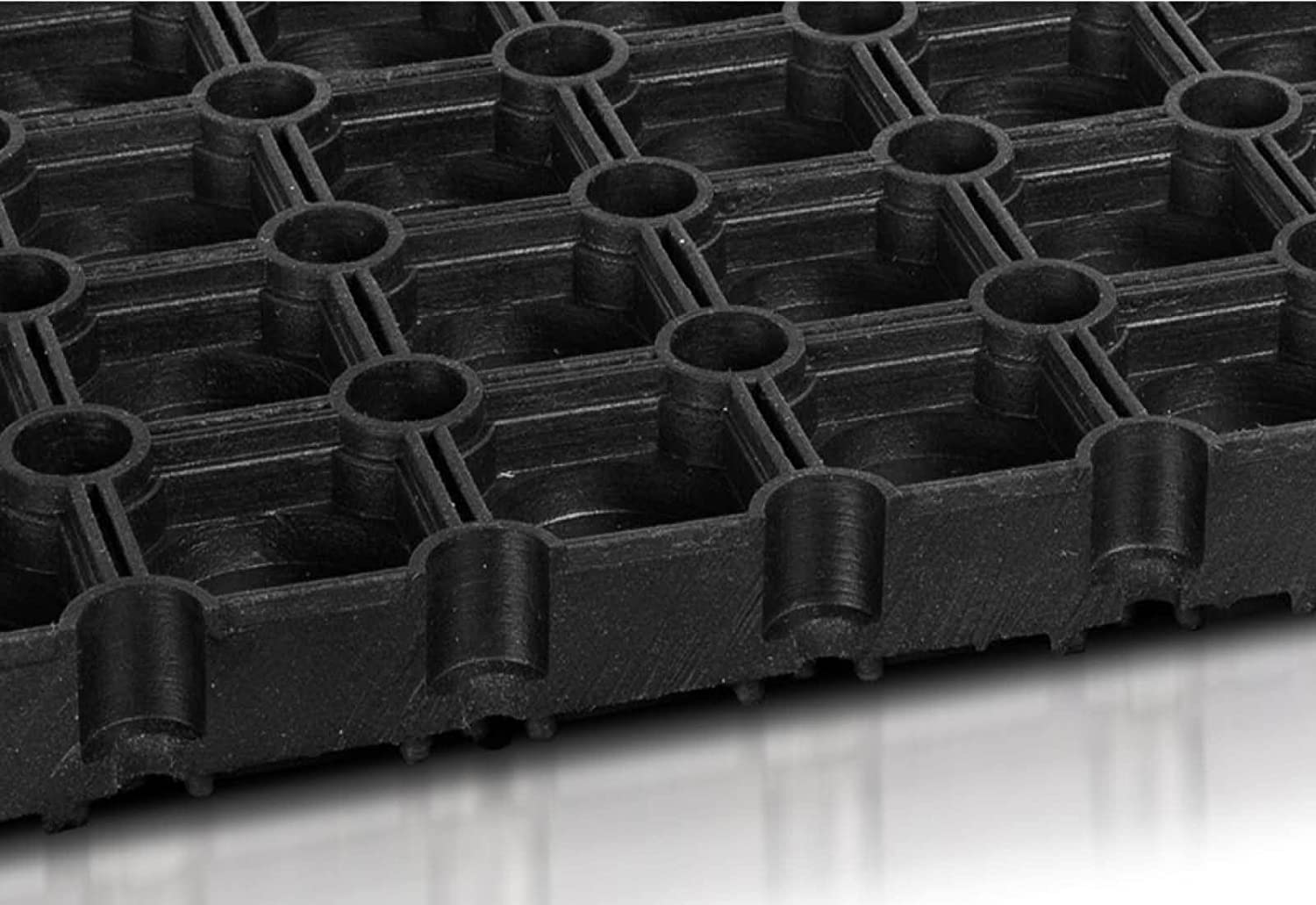 HPFloor Rubber Mats Ringgummimatte 100x150 Wabenmatte Gummi