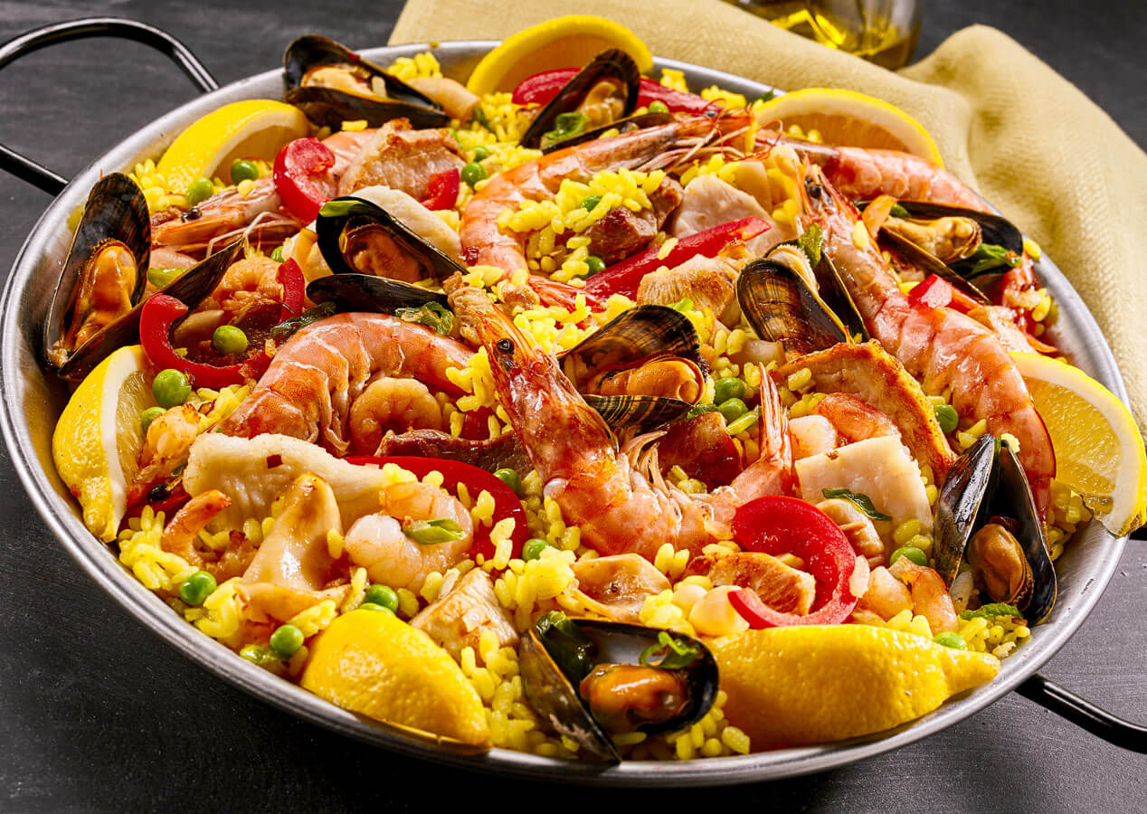 PAELLA WORLD Comfort-Line-Set Paellapfanne 46 cm 9 kW