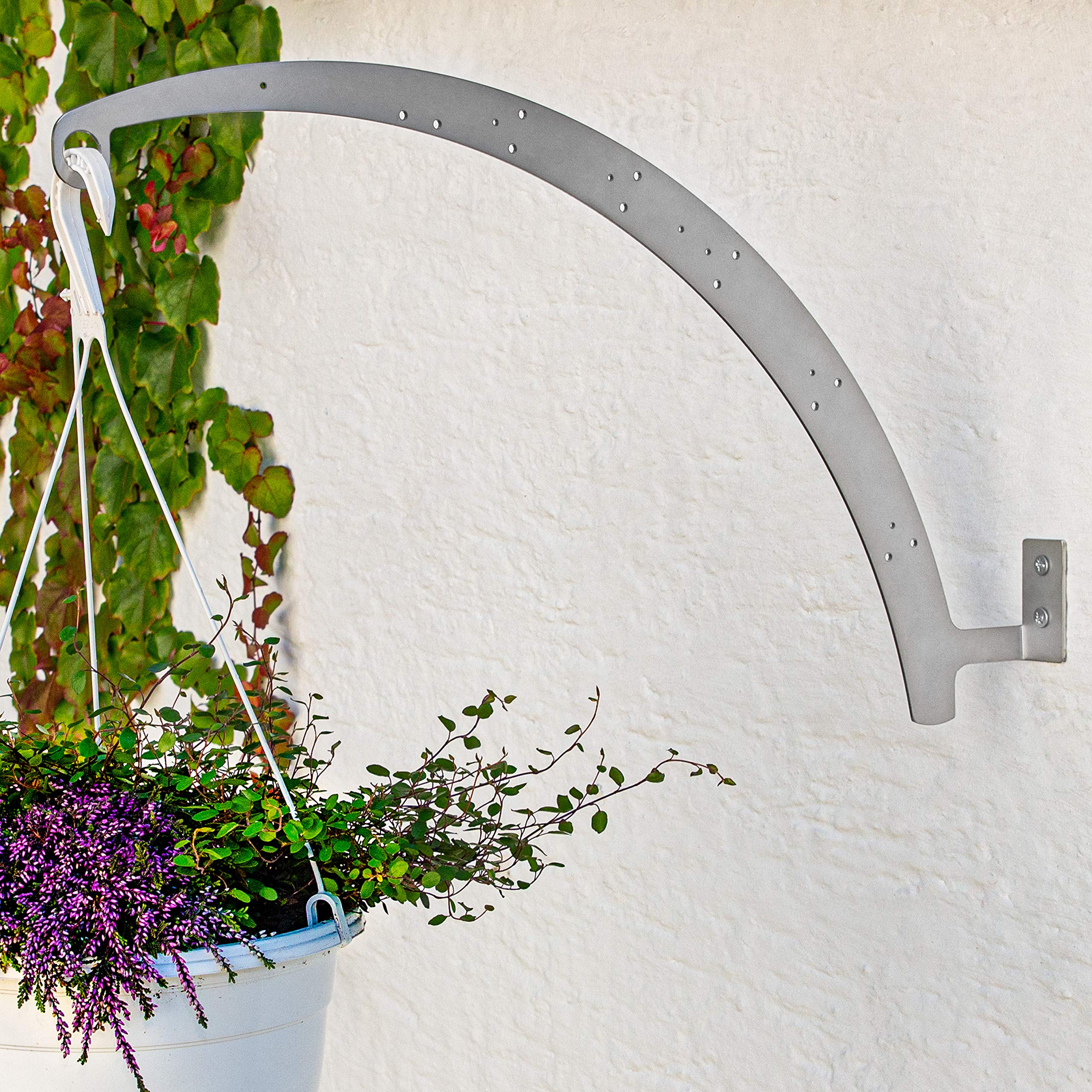 ChattenGlut Edelstahldesign Wandhalter 45cm ohne Stern