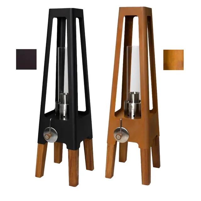 Masuria Nexo Gartenlampe Stahl Black Corten Bio