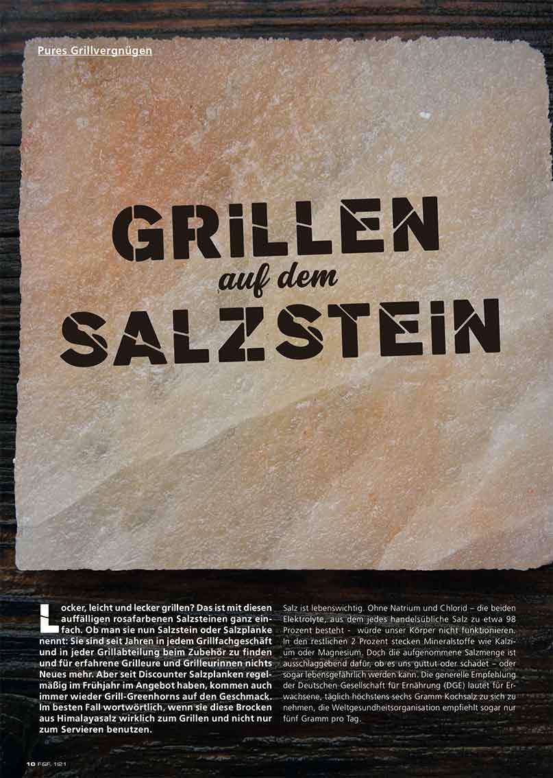 FIRE&FOOD Einzelausgaben 2021/01 Magazin Printausgabe Grillen