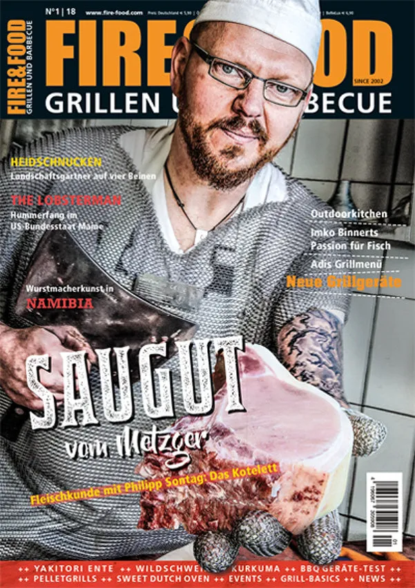 FIRE&FOOD Einzelausgaben 2018/01 Magazin Digitalausgabe BBQ
