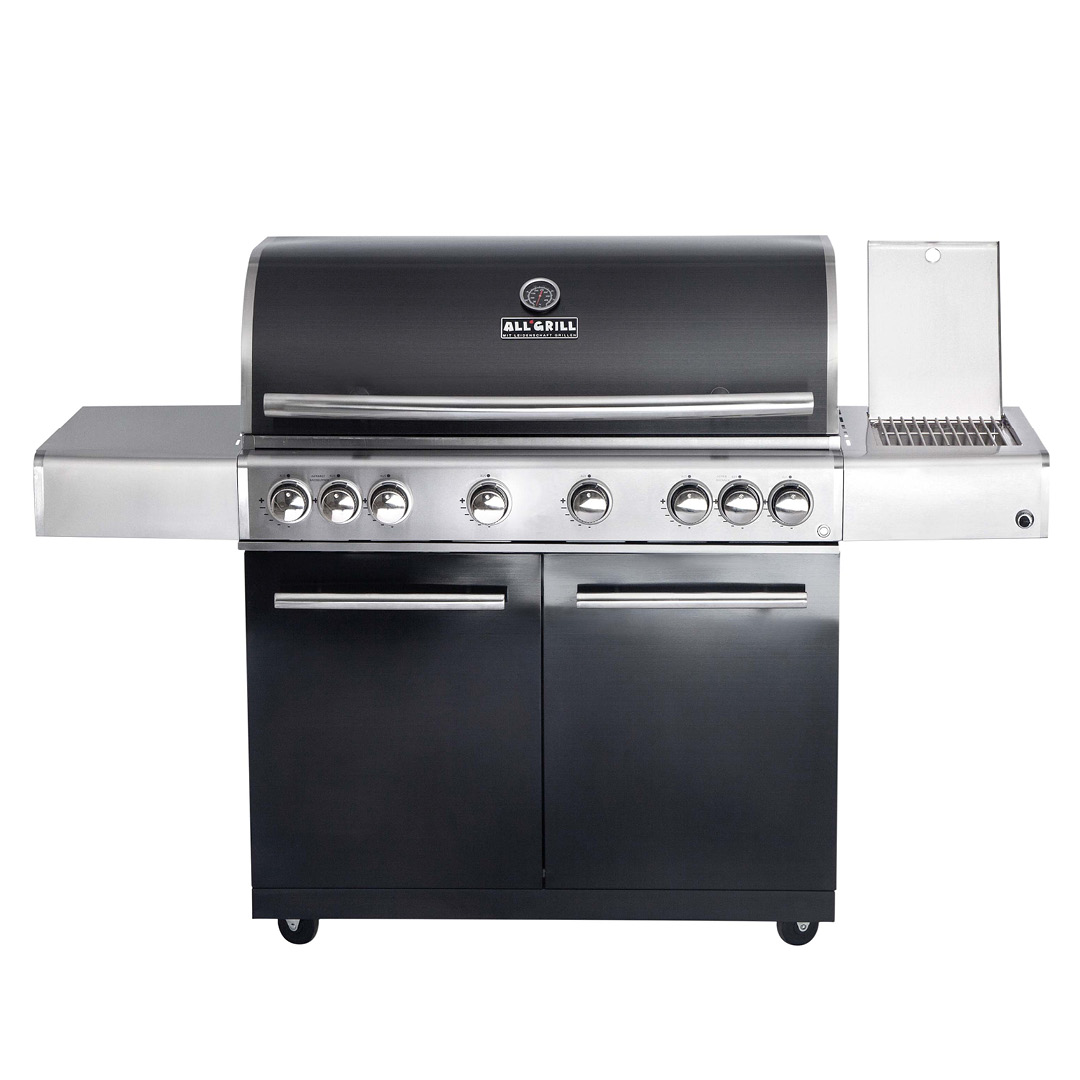 AllGrill Chef Modular S1 XL Gasgrill Edelstahl black 6 Brenner
