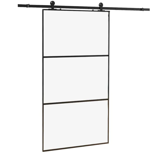 HPFloor Sliding Glass Doors Glas-Schiebetür 90x205 Matt