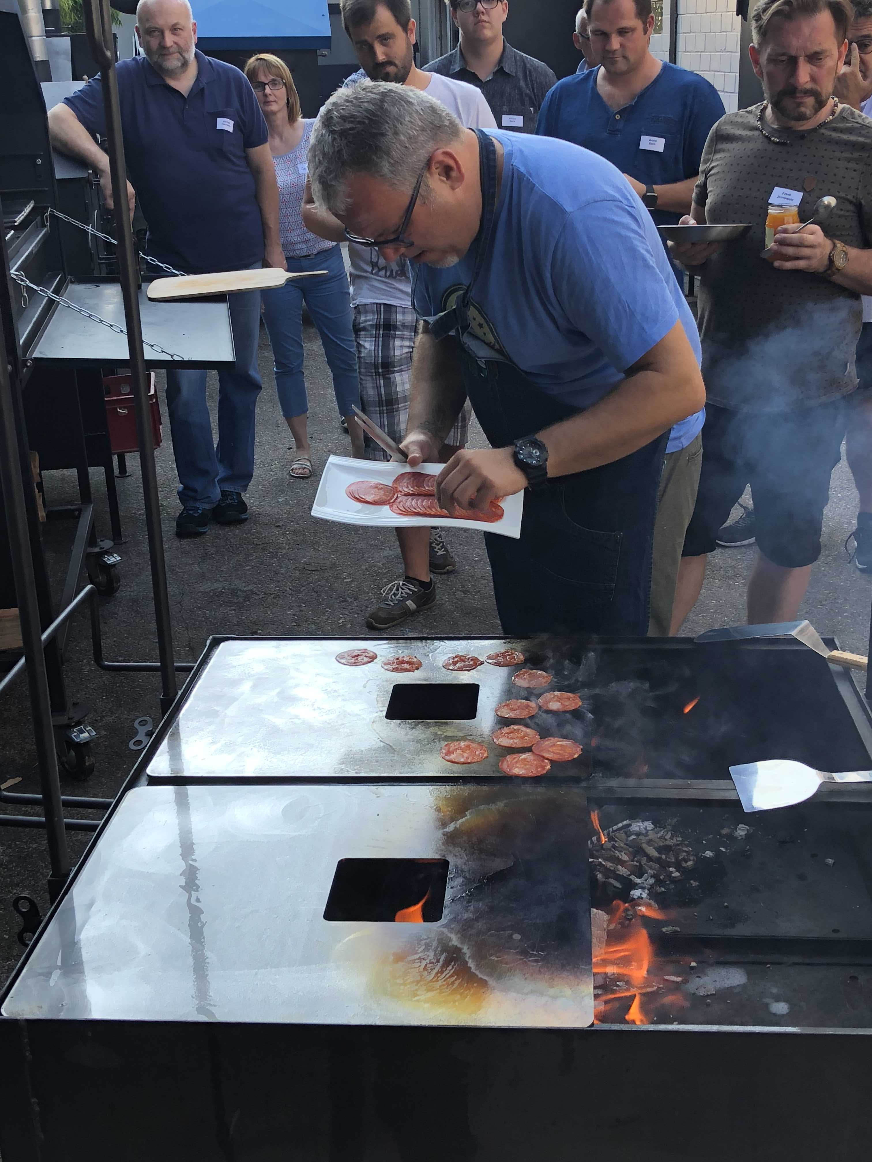 FIRE&FOOD Ramster Feuerplatte Grillplatte 59 cm Stahl