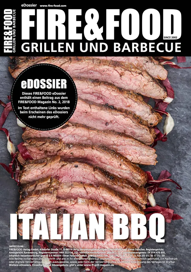 FIRE&FOOD eDossiers Italian BBQ PDF 7 Seiten Grillrezepte