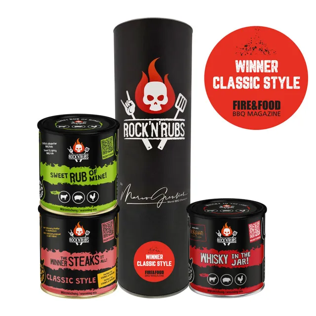 Rock'N'Rubs Winner Classic Style Gewürzset 3x Steak Whisky