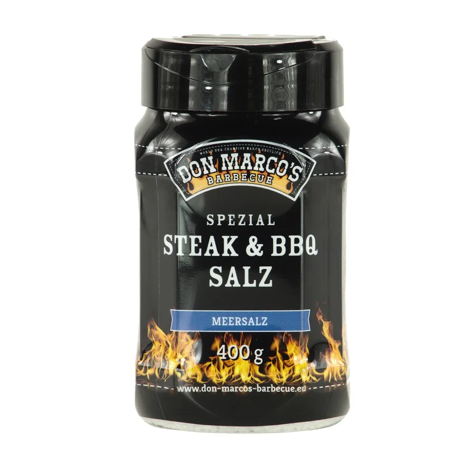 Don Marco's Steak BBQ Salz Meersalz 400g Streudose vegan