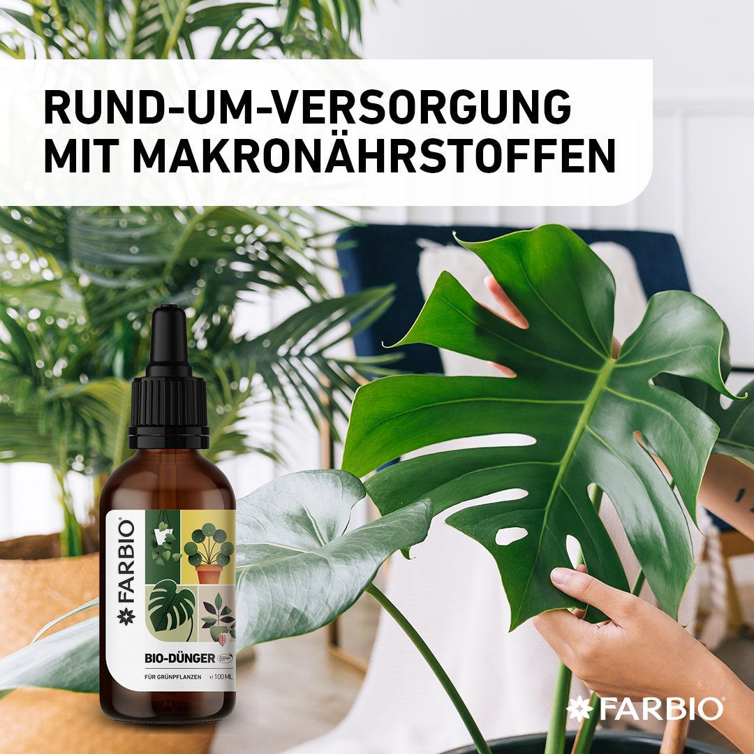 FARBIO NPK Flüssigdünger Grünpflanzen Dünger 100ml bio