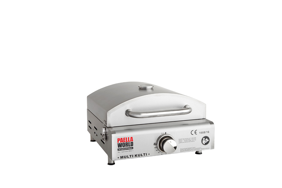 AllGrill Multi-Kulti Set 2 Gasgrill Edelstahl Zündsicherung Haube