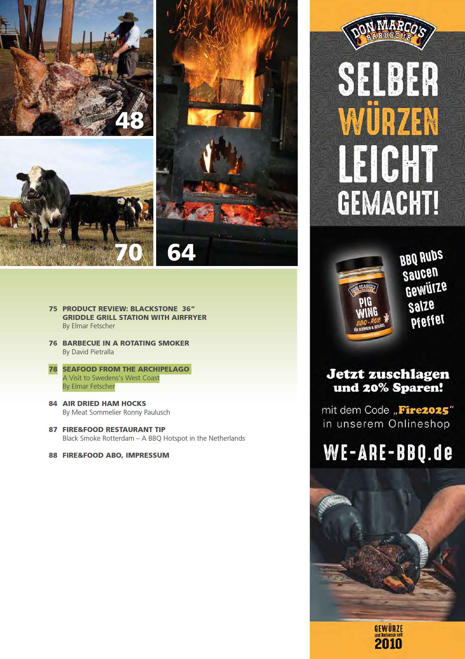 FIRE&FOOD 2025/01 Magazin International PDF Download