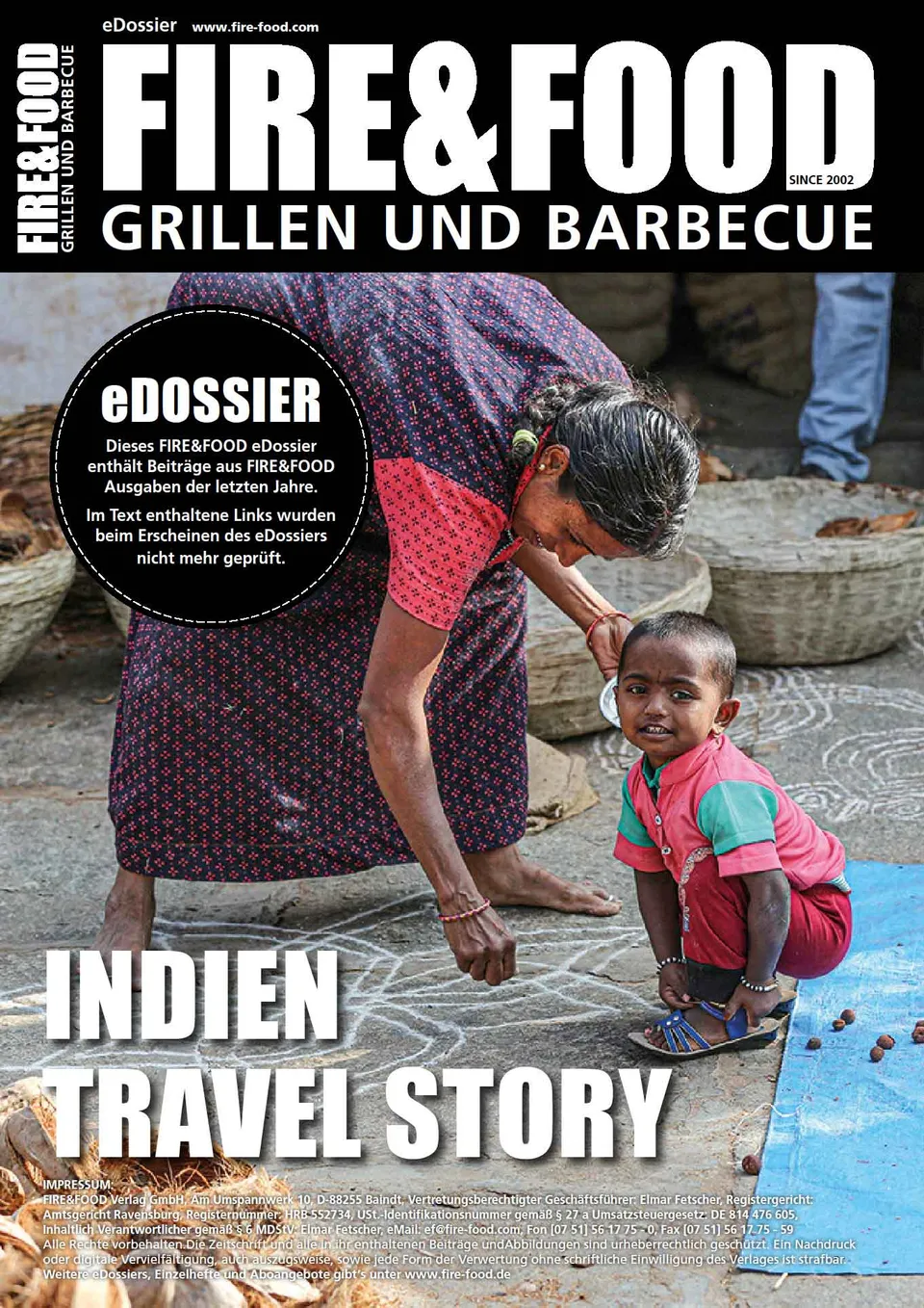 FIRE&FOOD eDossier Indien Travel Story PDF Download Gewürze