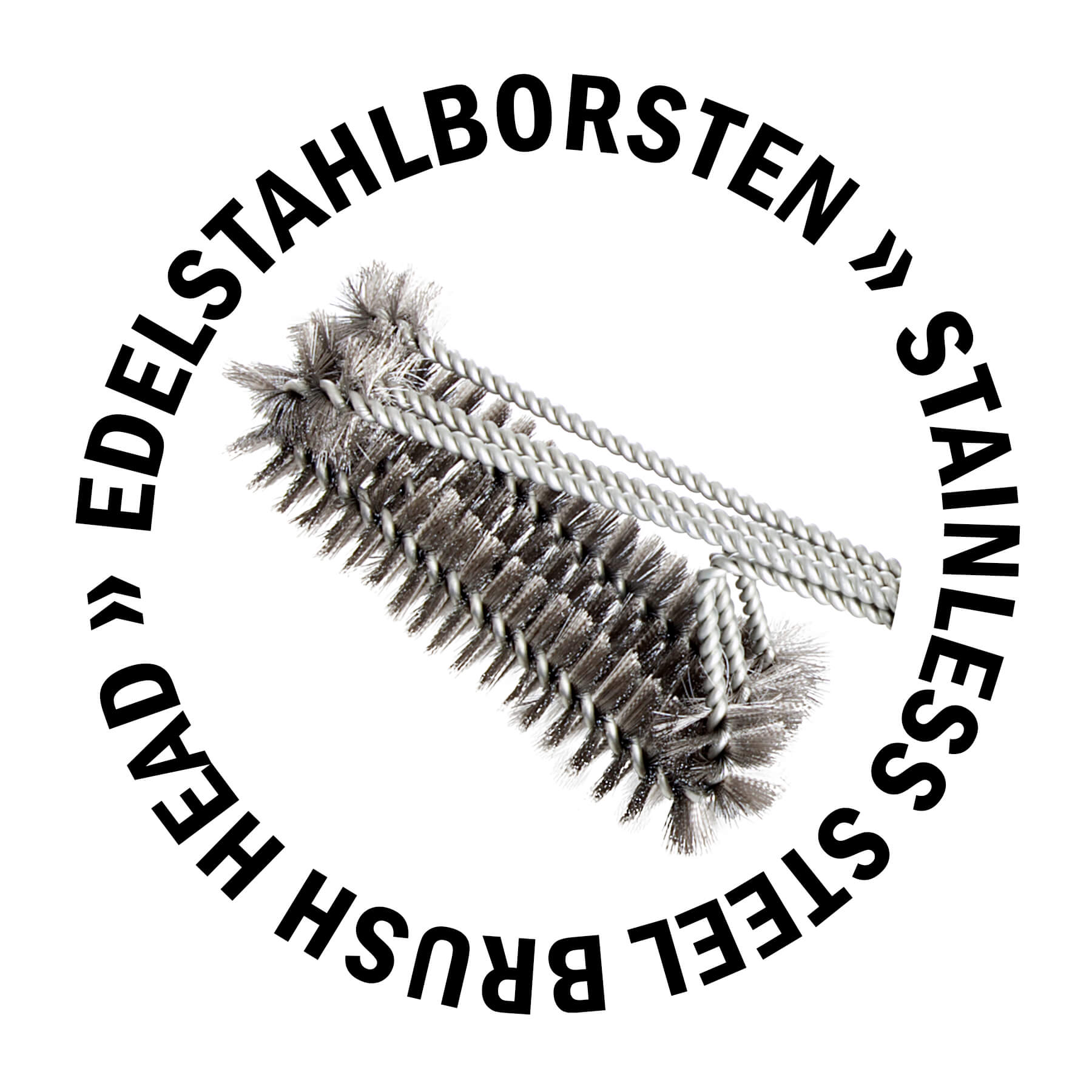 AllGrill Grillbürste 44 cm längs Edelstahl BBQ Bürste
