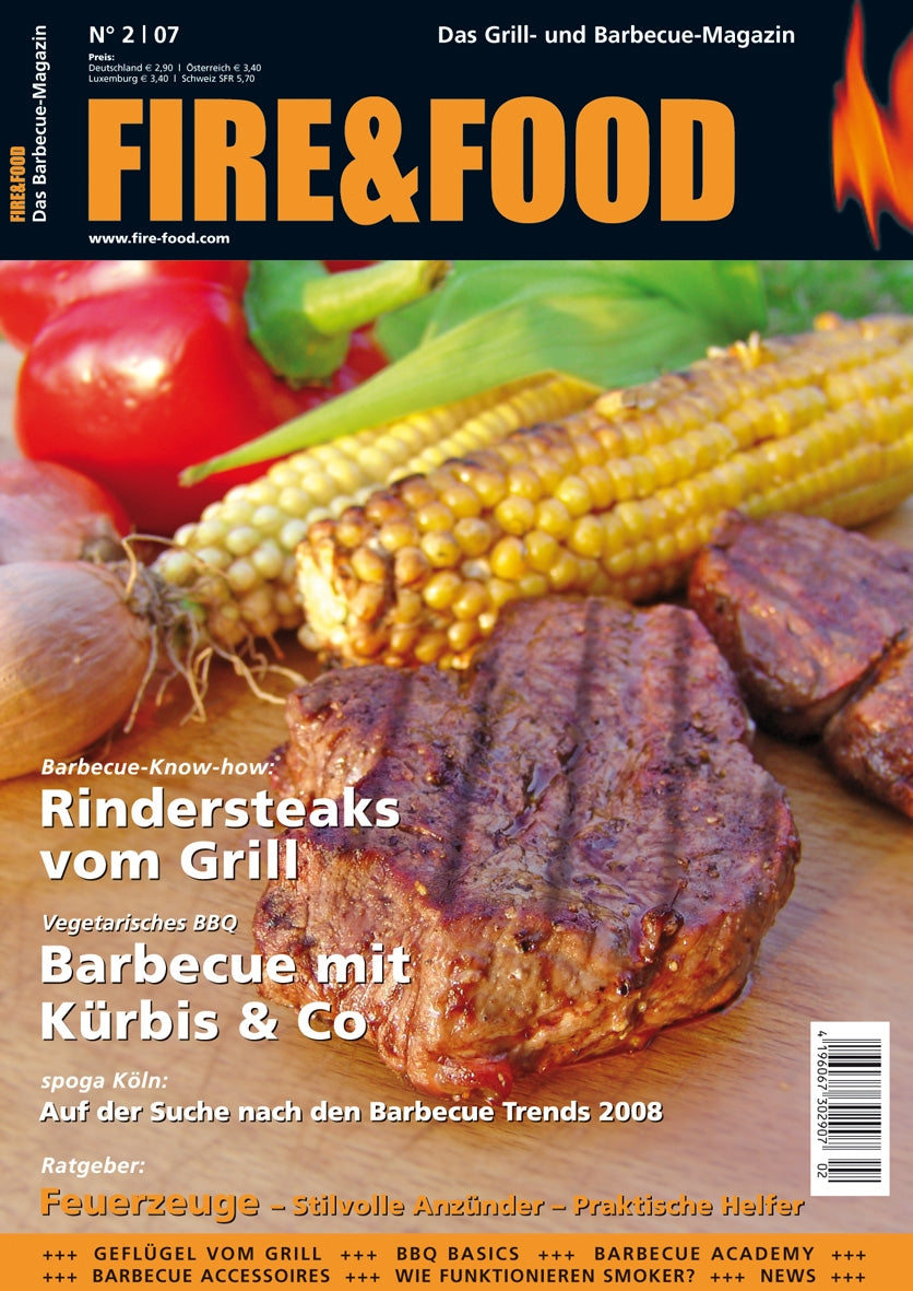 FIRE&FOOD 2007/02 Magazin Digitalausgabe Geflügel Steak