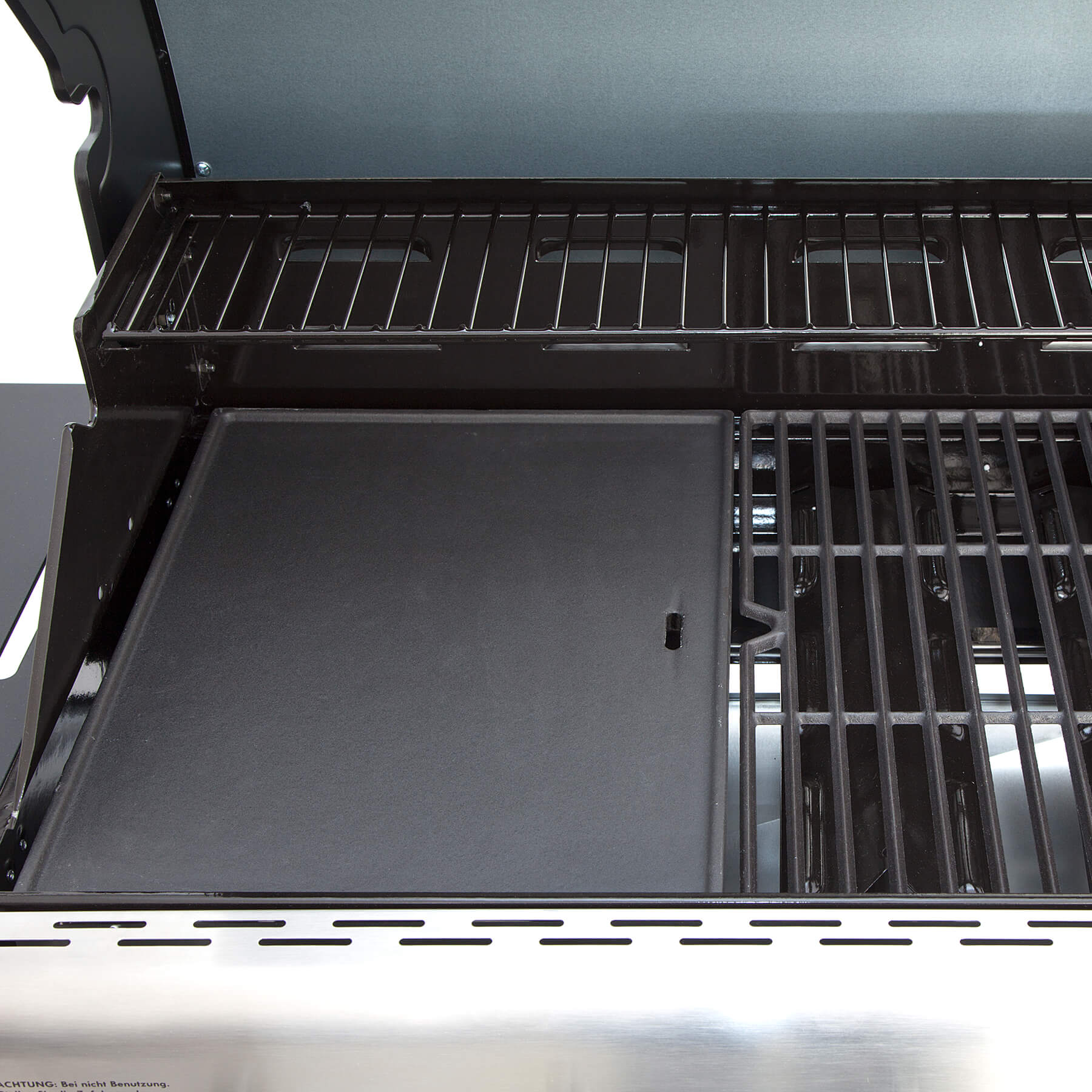 AllGrill Grillzubehör Gussgrillplatte 1/3 für Elegance 23,5x42 cm