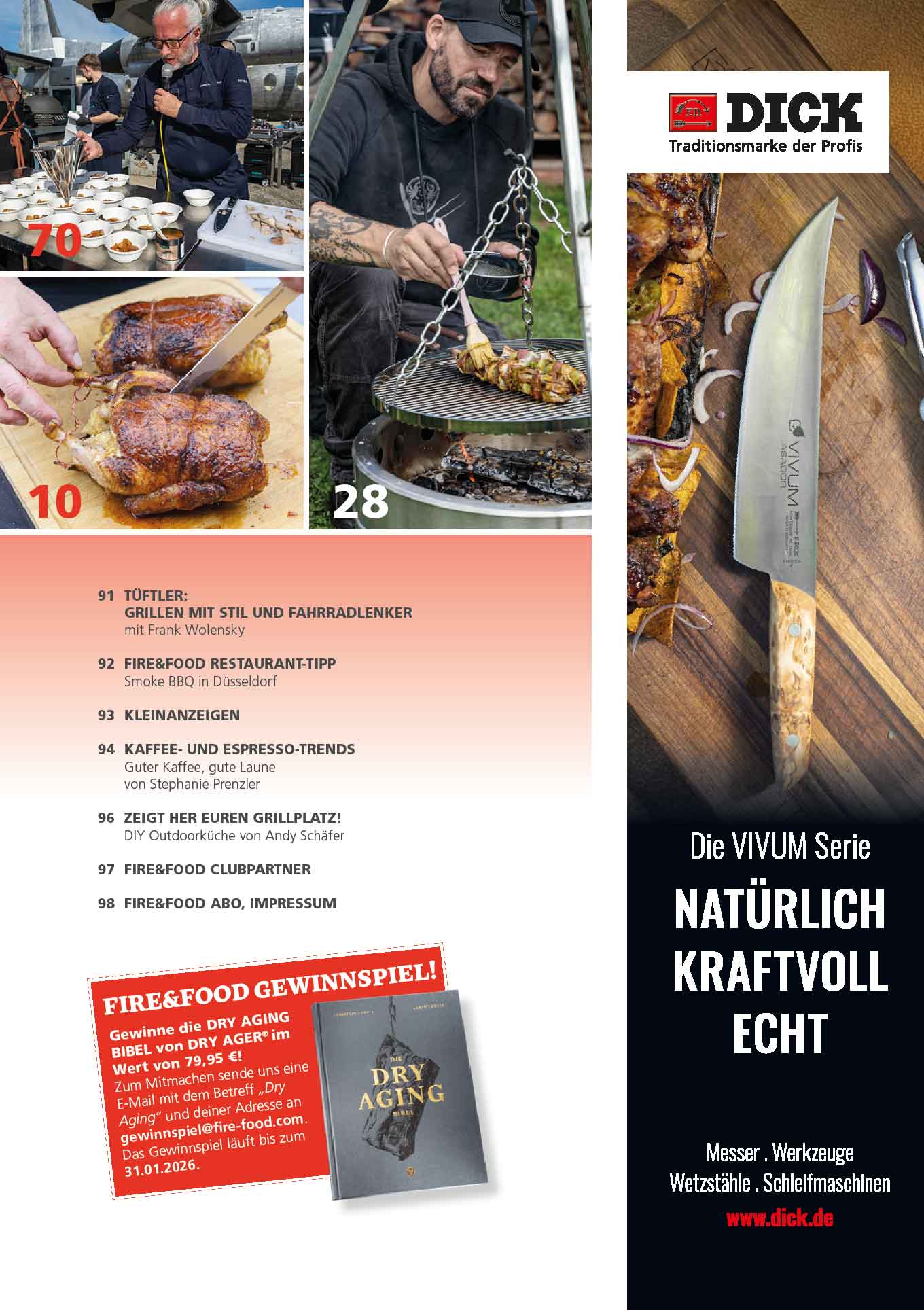 FIRE&FOOD 2025/04 Magazin Einzelausgabe Grillrezepte