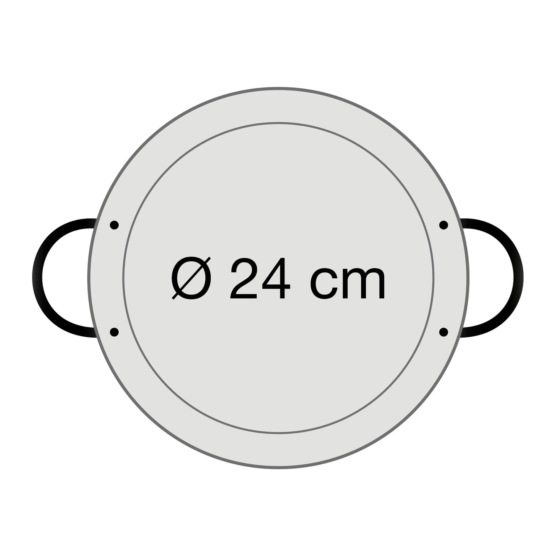 AllGrill Paella World Paella-Pfanne Stahl poliert 24 cm 1 Portion