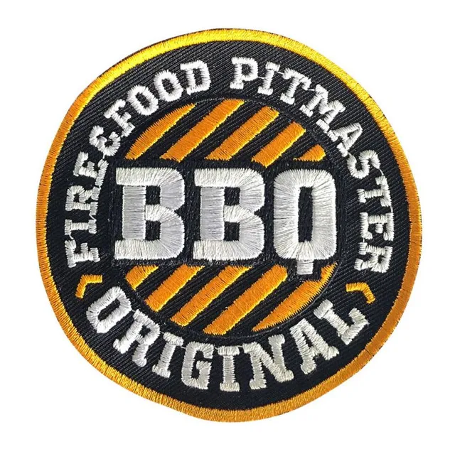 FIRE&FOOD Pitmaster Patch Aufnäher 9 cm gestickt