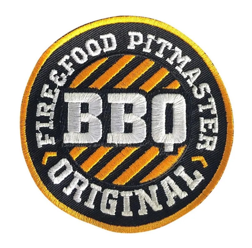 FIRE&FOOD Pitmaster Patch Aufnäher 9 cm gestickt