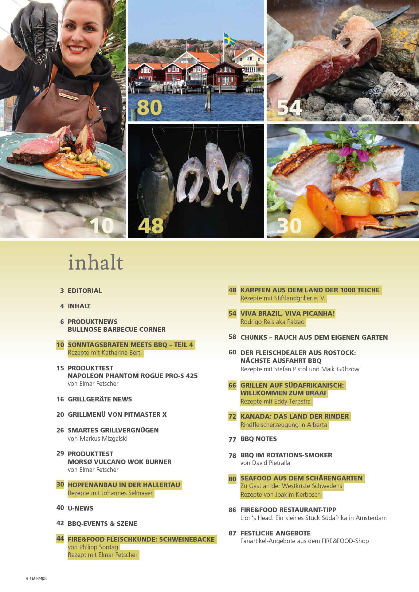 FIRE&FOOD 2024/04 Magazin Einzelausgabe Print Digital