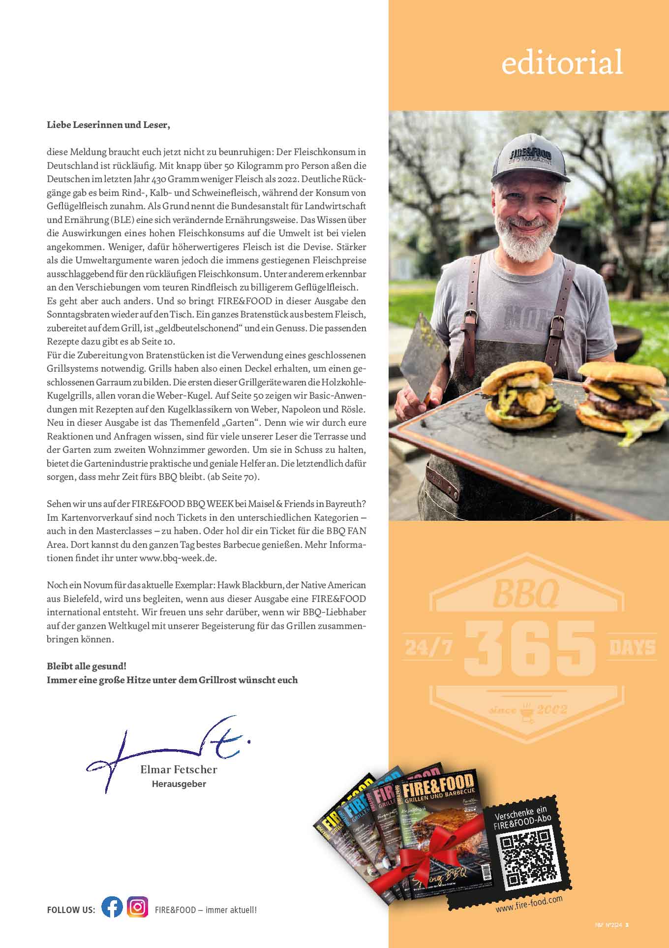 FIRE&FOOD Einzelausgaben 2024/02 Magazin Printausgabe Braten