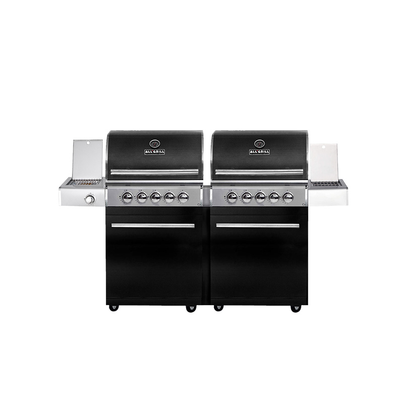 AllGrill Chef Modular M+M Black Outdoorküche Komplett-Set Steakzone