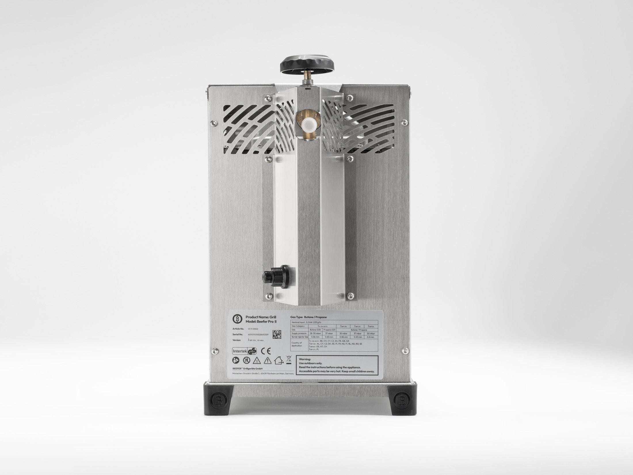 FIRE&FOOD Grillgeräte Summer Bundle Beefer Pro II Propangas 800°C