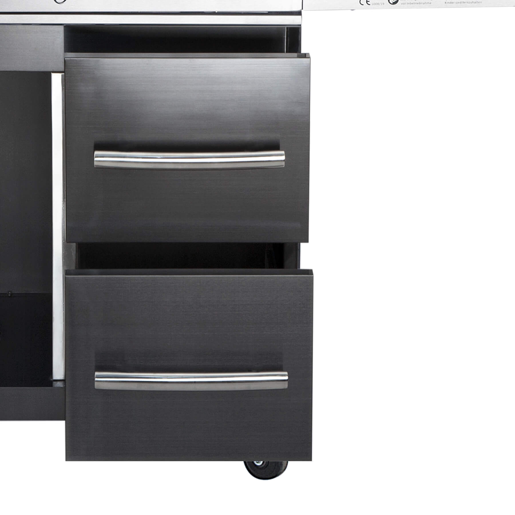 AllGrill Grillzubehör Schubladen-System rechts Chef L black